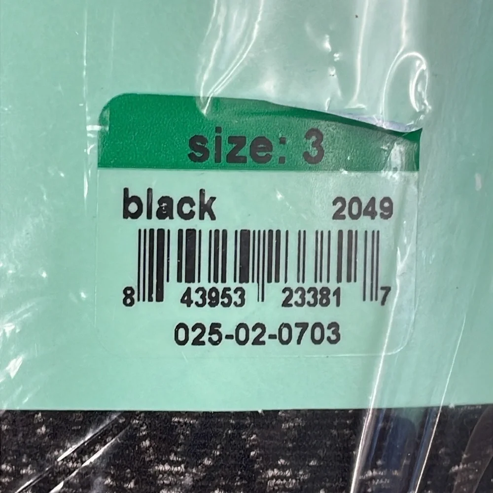 Spanx Assets Shaping Tights Textured Wish Bone Slimming Smoothing Black Sz 3